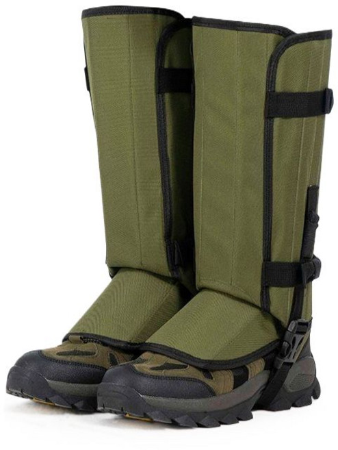 뱀 물림 방지 보호대 작업용 각반 심마니 스노우 등산 스패치 장비, 2. 밀리터리 그린 / One size