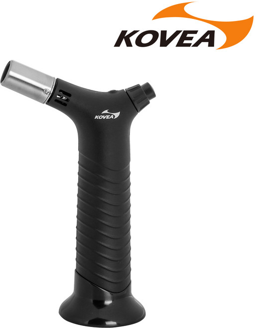 코베아 버닝셰프 충전 가스토치 KTS-2507 액화방지 요리 토치, 1개, 블랙