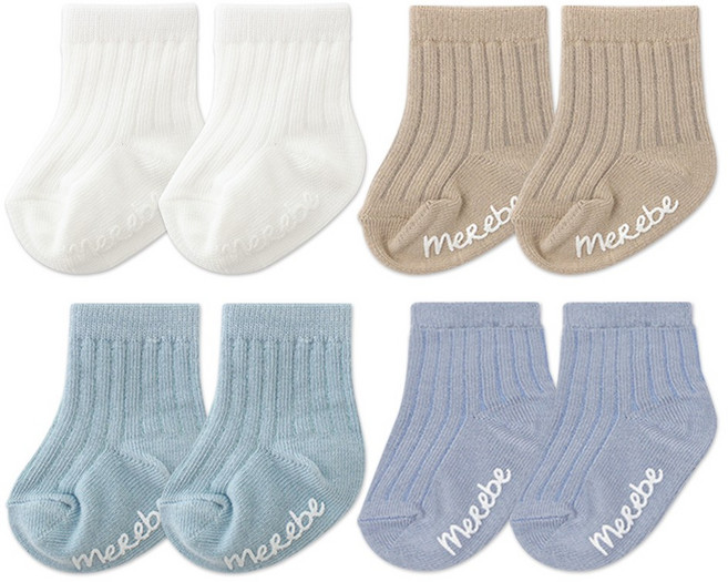 메르베 영유아 골지양말 4종 세트
