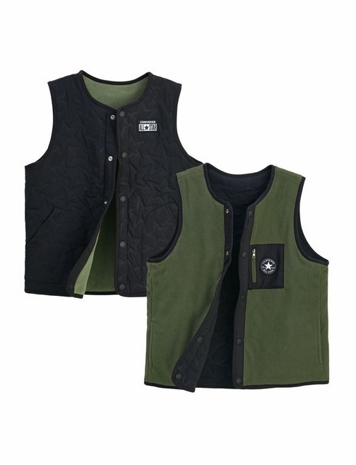 플레이키즈프로 리버시블퀼티드베스트 주니어 E214VE380P