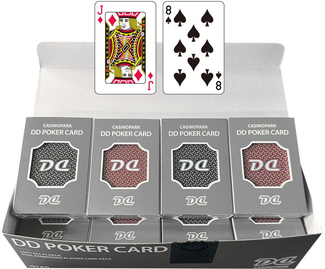 DD카드 포커 1박스(12개) 작은 숫자 로얄 세븐포커 바둑이 트럼프카드, 1개