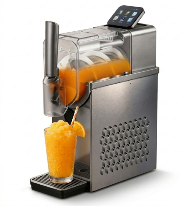 쿨러시스 대용량 슬러시 기계 스무디 아이스크림 메이커 업소용 가정용, 스테인리스스틸