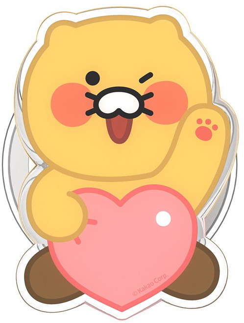 카카오프렌즈 춘식이 스탠다드 맥스탠드 톡 맥세이프 호환, 하트 발사, 1개