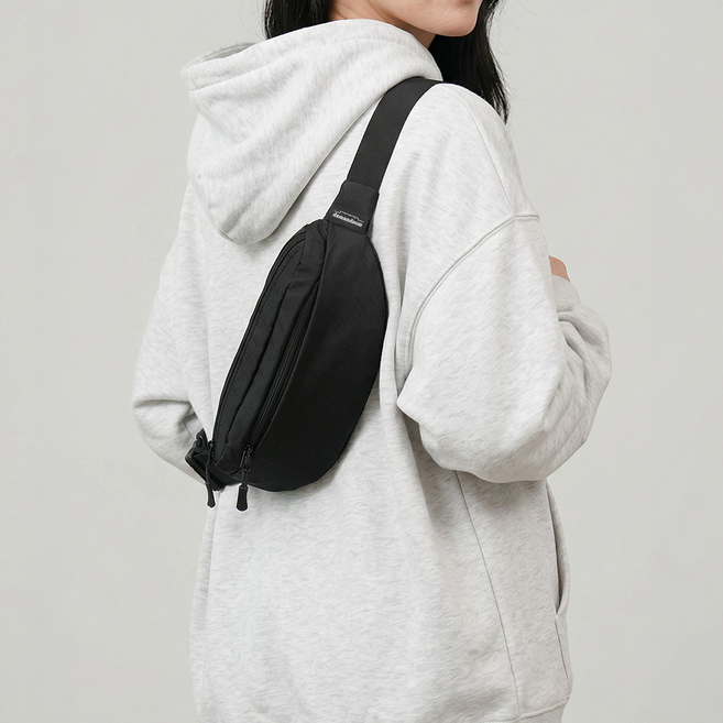 [담솜온] 담파 힙색 슬링백 크로스백 메신저백 남녀공용 여행용 운동 생활방수 담앤드솜