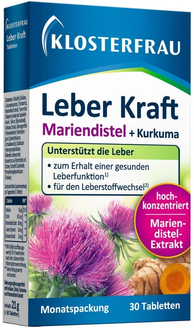 클로스터프라우 Leber Kraft 독일 밀크씨슬 간 영양제 30정 x 6, 6개 - 쿠팡