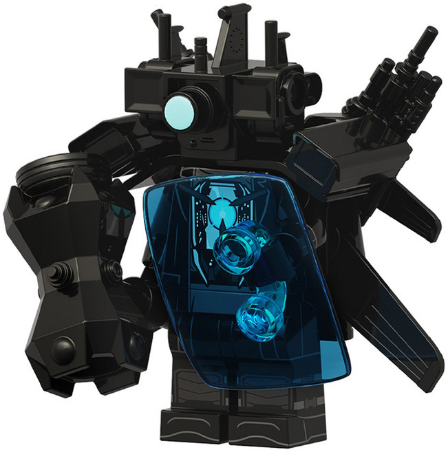 핸드브릭 팩토리 커스텀 미니브릭 피규어 스키비디 토일렛 호환 블록호환, 1개