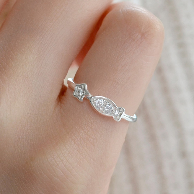 반지소 925실버 재물운 모녀 수능 학업운 물고기 반지