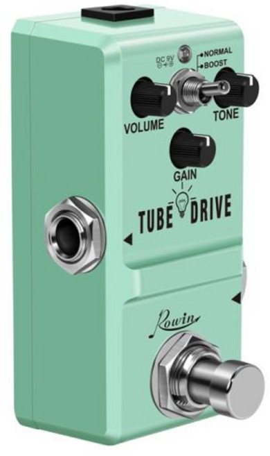 Rowin LN-328 나노 시리즈 튜브 왜곡 효과 기타 페달 트루 바이패스 알루미늄 합금 커버 액세서리, 한개옵션1