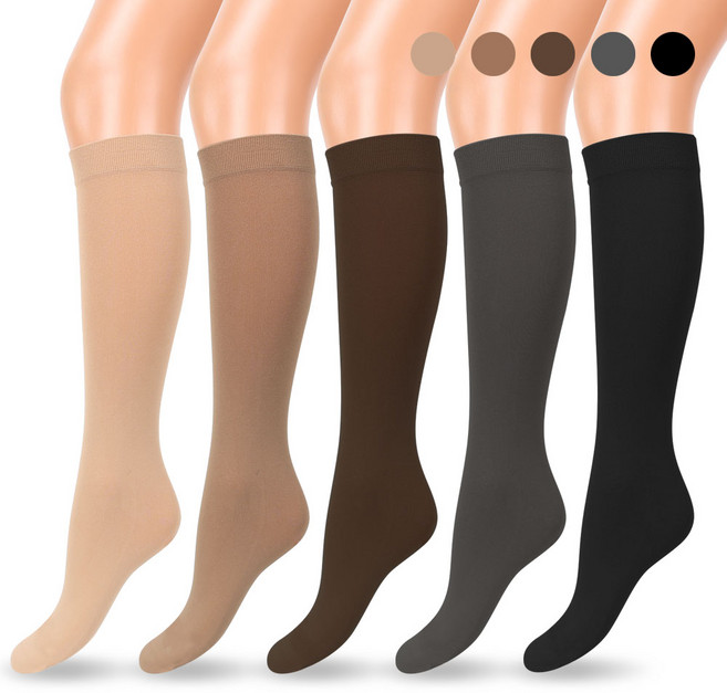 마켓콩 카사이 무지 도톰 180d 멀티 판타롱 반스타킹(4매) 니삭스 무릎 양말