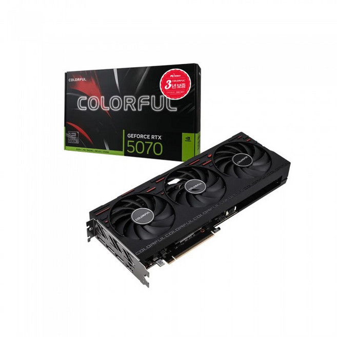 COLORFUL 지포스 RTX 5070 GAMING D7 12GB 피씨디렉트, Colorful GeForce RTX 5070 H