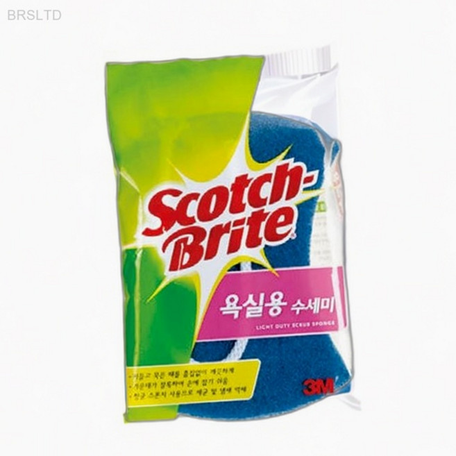 3M 욕실용 수세미 1개 비누때삭제 욕실물때제거 강력세척수세미, 상세페이지 기재