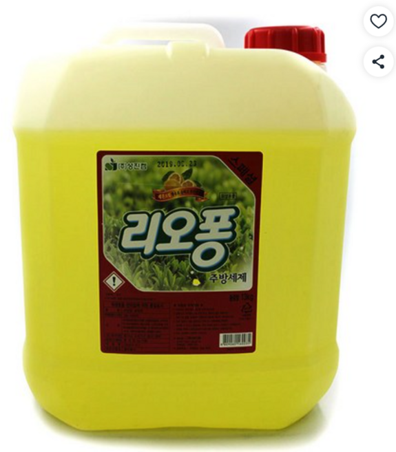 리오퐁스페셜 주방세제 업소용 대용량 1종 세척 중성세제, 1개, 13kg