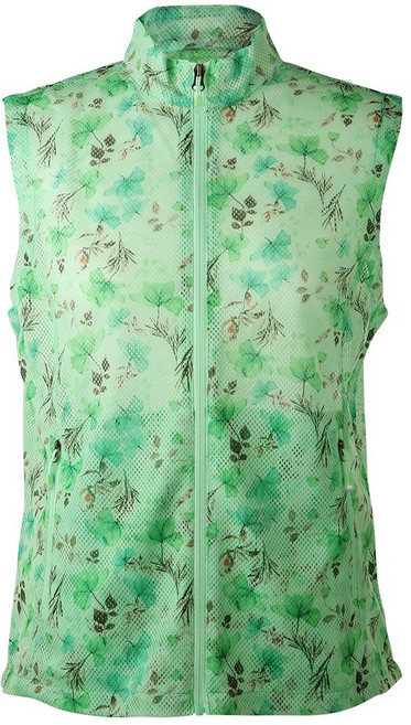 여름 여성 플라워 망사 조끼 등산 메쉬 중년 아웃도어 단체복 촌캉스 꽃조끼