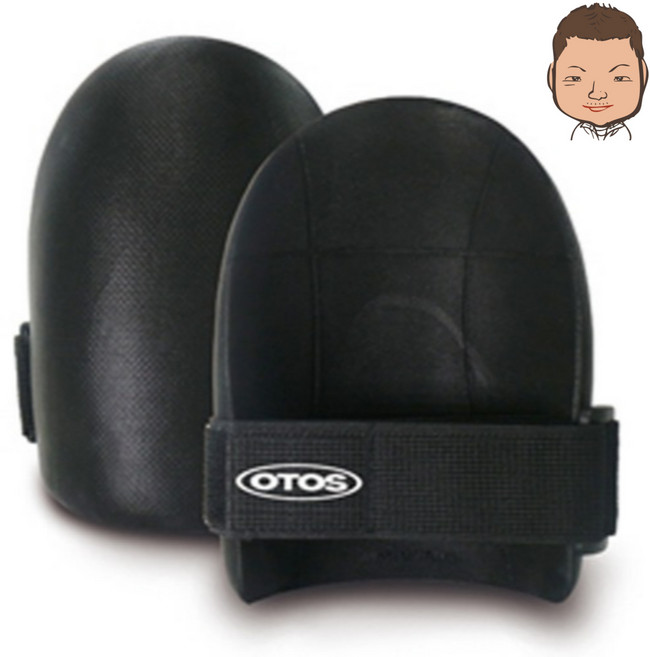 OTOS 오토스 무릎보호패드 2P 보호대 안전용품 전문가 현장 타일 용접 보호대 시공 무릎보호, 혼합색상, 1개
