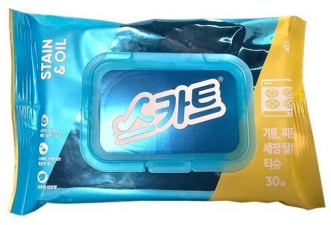 타일 청소 렌지 기름 싱크대 세정티슈 찌든때 인덕션 13387ea 1(ea), 1개(30매입)