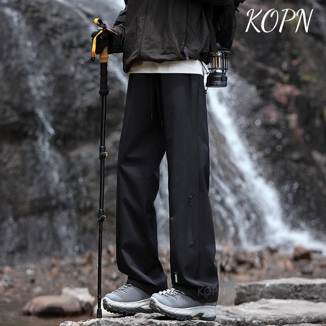 KOPN 방수 등산 바지 남성 봄 야외 돌격 운동 바지 미국식 기능 작업복 긴 바지