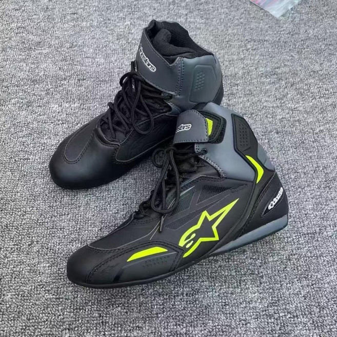 알파인스타 라이딩 부츠 오토바이 라이딩화 레이싱 신발, 다크그린, 42, 1개
