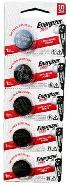 에너자이저 코인건전지 CR2025 (5입), 5개입, 1개