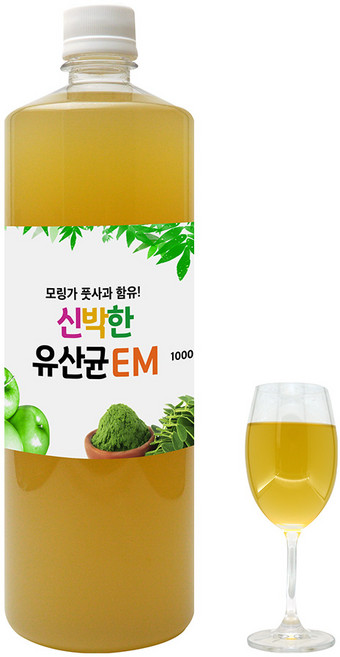식용 가능한 이엠 원액 신박한 유산균 EM 1000ml 1병, 1개