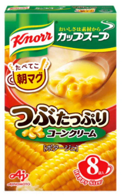 *일본 드럭스토어*아지노모토 크노르 컵스프 / 콘스프 콘크림 8개입 감자포타주 8개입 알갱이가득 콘크림 8개입