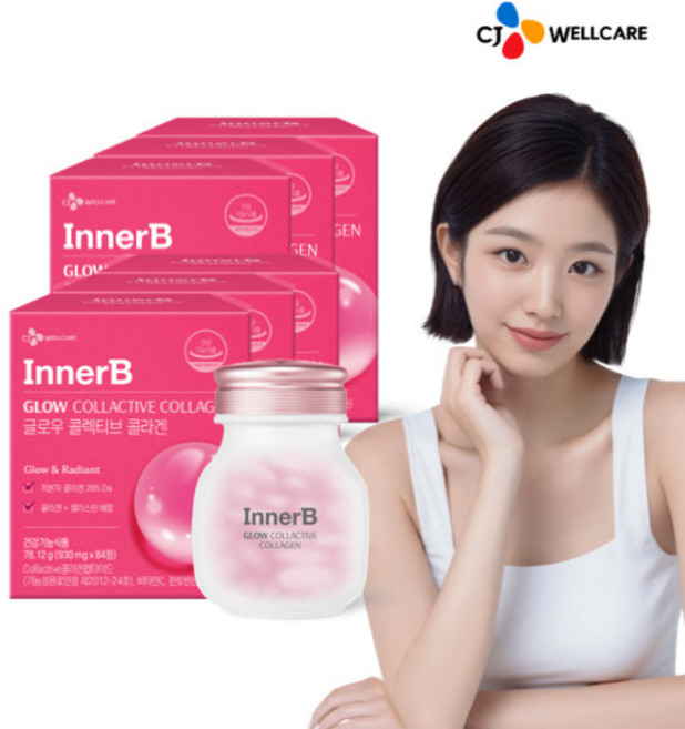 [CJ공식] 이너비 콜렉티브 콜라겐 6박스/6개월분, 6박스, 84정