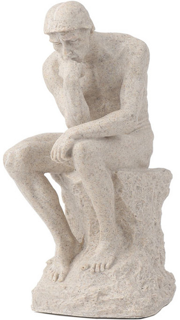 제이앤씨 로댕의 생각하는사람 선반장식, 03.로댕의 생각하는사람-아이보리