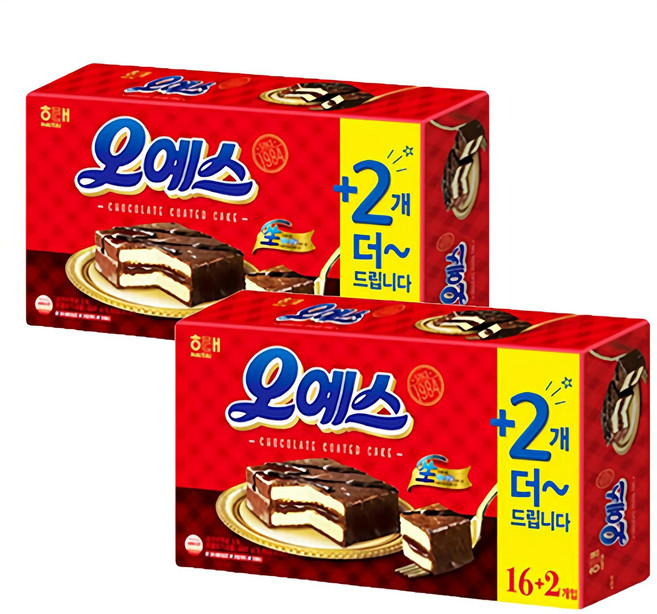 해태 오예스, 540g, 2개