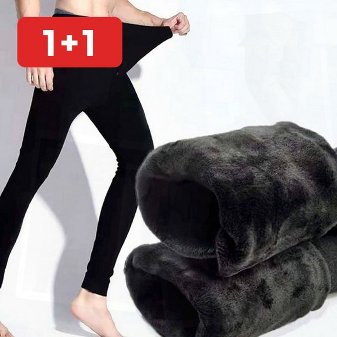 남성 겨울 보온 속옷 두꺼운 타이즈 등산 낚시 레깅스 기모
