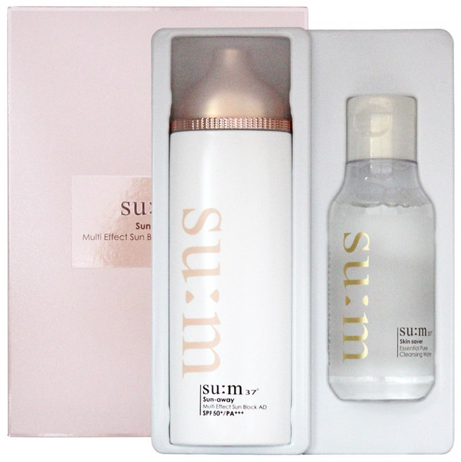 숨37 선-어웨이 멀티 이펙트 선블럭 에이디 100ml 기획세트, 1개
