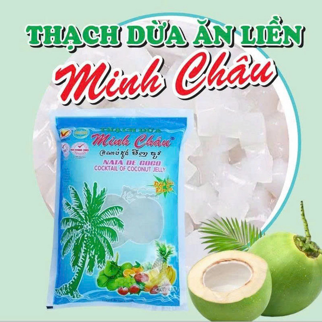 민차우 Minh Chau 코코넛 젤리 - thach dua Minh Chau, 1개, 1kg