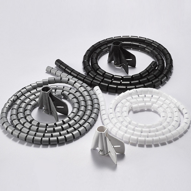 1+1 매직 전선 커버 4M/케이블/코드, 화이트 1+1