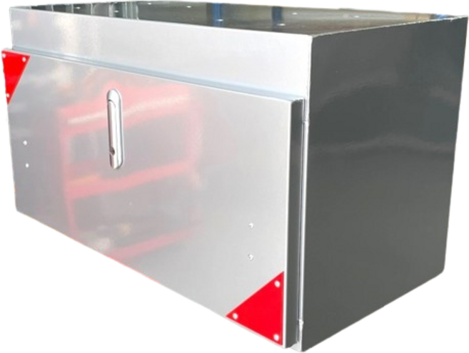 트럭몬스터 메탈 블랙 아연 1.2톤 전용 (스페어자리 후면)공구함, 후면, 1개