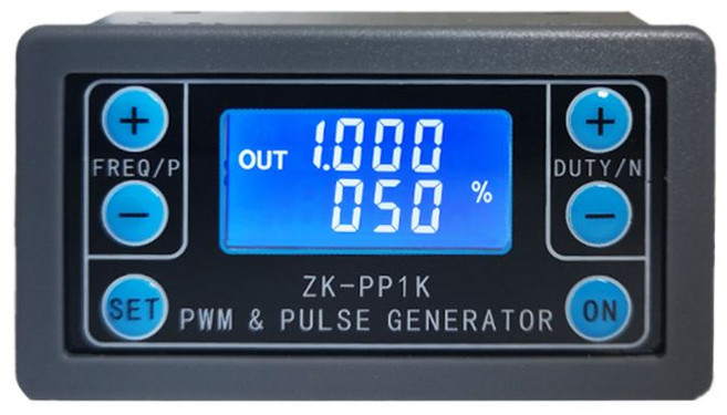 ZK-PP1K PWM 펄스 주파수 듀티 사이클 신호 발생기 1Hz~150KHz 내구성, 1) EU, 1) EU