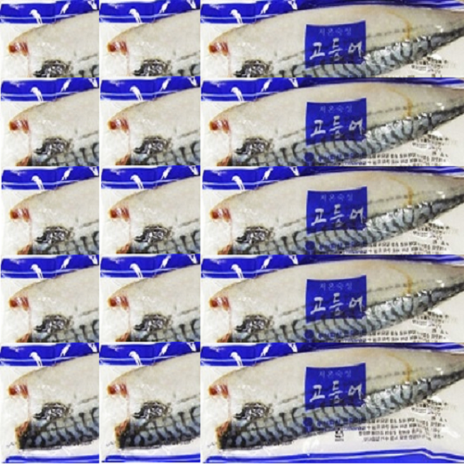 어부수산 국내산 고등어 15팩 삼치 순살 갈치 노르웨이 고등어, 15개, 국내산 고등어(120g-140g)