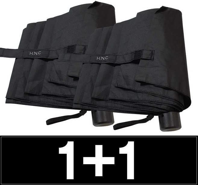 1+1 스마트 3단 접이식 수동우산