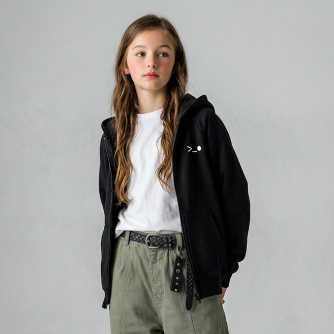 봄가을 주니어아동 링크 후드집업