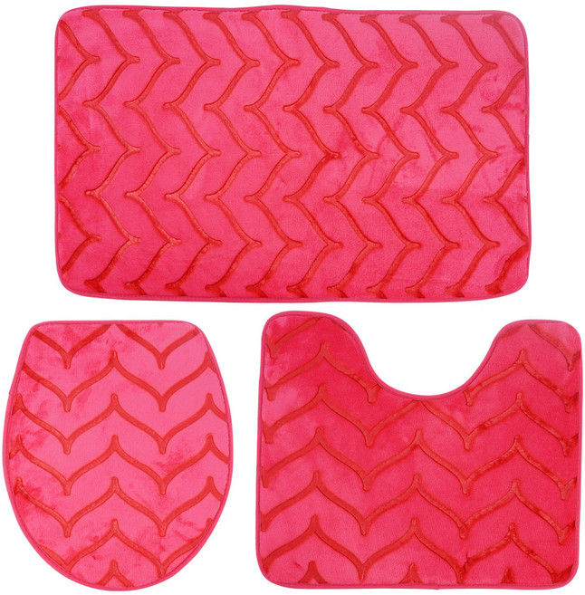 혜문추천샵 발매트 세트 3P 세면대발받침대 주방매트 침대발매트 발타월 발판매트