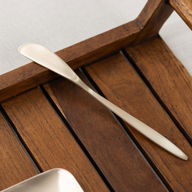 놋결 방짜유기 놋그릇 버터나이프 각인+포장박스, 유기, 1개