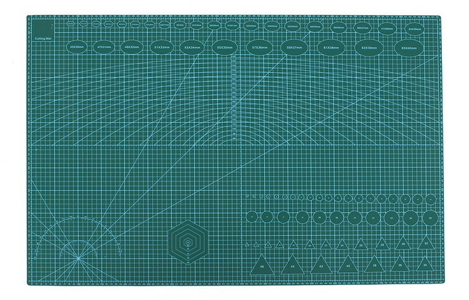 커팅매트 셀프힐링 A1 900x600mm 재단 고무매트 공구 작업용 얇은커팅매트 도마매트, 본상품