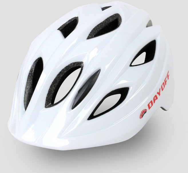 데이오프 아동용 인몰드 자전거헬멧 MT-309, 흰색, 1개