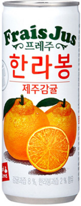 프레주 한라봉 제주감귤 240ml 60캔, 60개