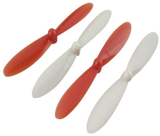 YIZHAN X4 드론배터리 드론부품 모터, 11. (X4) 2단빨흰날개, 1개