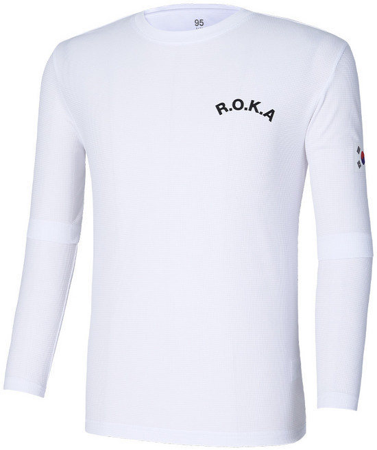 [이지바이] 남녀공용 로카 라운드 긴팔 티셔츠_로카티 코리아아미