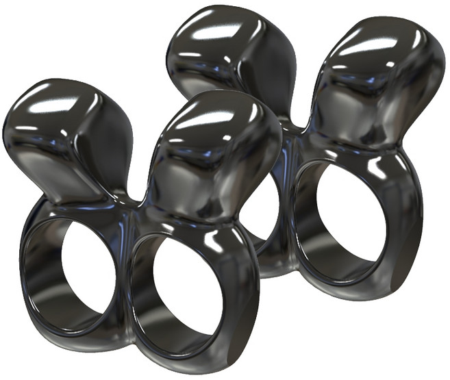 너클랙스 괄사 마사지 림프순환 바디 근막 승모근 종아리 마사지기 페이스 2개세트, 블랙, 2개