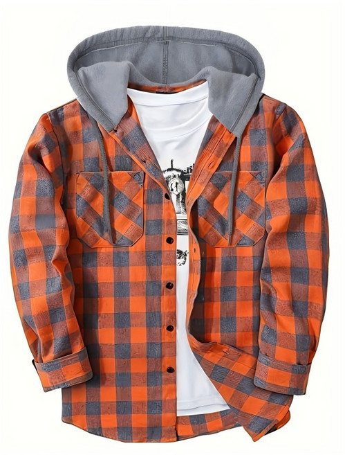 셀럽 픽 레트로 체크 패턴 후드집업 스트릿웨어 후디