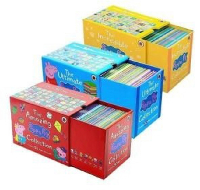 페파피그 Peppa Pig Collection 50권 블루 레드 옐로우 영어원서 음원제공
