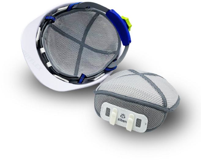 ZB-A001 안전모땀내피 [안전모땀내피 안전모내피 냉감원단 안전모], 1개입, 1개, 그레이