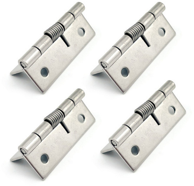 아이베란다 스텐 스프링 경첩 철물 녹 방지 자동 닫침, 4개