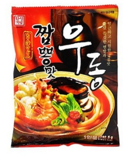 한성기업 짬뽕맛우동, 2개, 232.5g