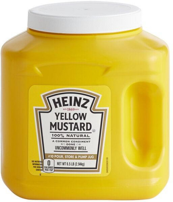 미국 하인즈 Heinz Yellow Mustard 옐로우 머스타드 저그 업소용 대용량, 6개, 2.94kg